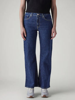 Levi's - Womens Blue Loose Bootcut Fit Mid Rise Jeans