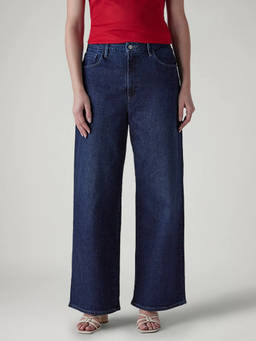 Levi's - Womens Indigo Comfortable Fit High Rise Cinch Redloop Jeans
