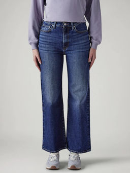 Levi's - Womens Blue Baggy Fit High Rise Cinch Redloop Jeans