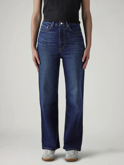 Levi's - Womens Dark-Blue Comfortable Fit High Rise Jeans