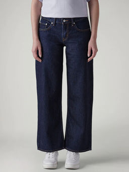 Levi's - Womens Dark-Blue Comfortable Fit Low Rise Jeans