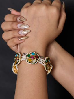 Amreli Jaipur - Multi-Color Pacheli Bracelet