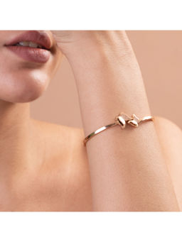 Palmonas - Gold Womens Waterproof and Anti-Tarnish Butterfly Charm Kada