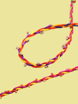 NVR - Multi-Color Artificial Beads Bracelets (Pack of 2)