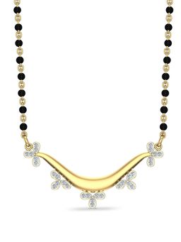 DISHIS - 22k BIS Hallmark Yellow Gold and Diamond Tanmaniya Pendant