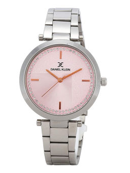 Daniel Klein - Pink Round Dial Analog Watch For Women - DK11538 - 6