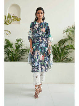 Sage Saga - Iris Navy Blue Kurta