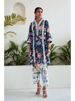 Sage Saga - Iris Navy Blue Kurta