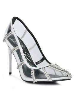 London Rag - Embellished White Pumps