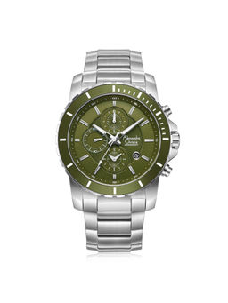 Alexandre Christie - Mens Green Chronograph Casual Watch (6141MCBSSGN) (M)