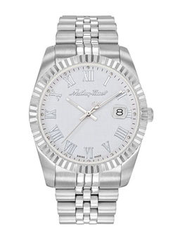 Mathey-Tissot - Men Silver Mathy Iii Roman Quartz Dial Analog Watch (H810ABR) (M)