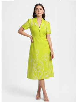 Exude - Citrus Garden Shirt Dress