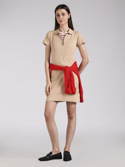 Tommy Hilfiger - Cotton Polo Collar T-Shirt Dress