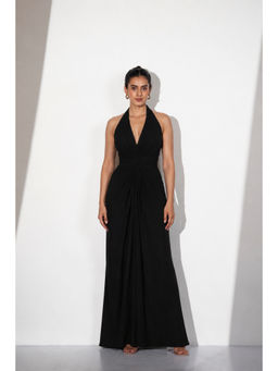Myclo - Halter Ruched Gown