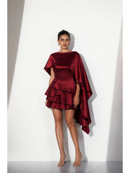 Myclo - Maroon Mini Dress