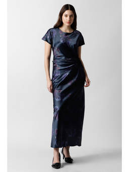 Van Heusen - Women Navy Print Party Dress
