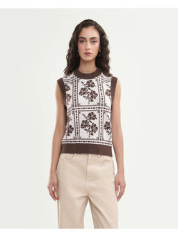 RAREISM - Floral Off White Women's Sweater