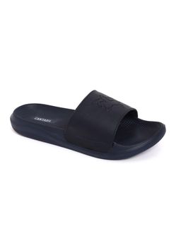 Cantabil - Men Navy Blue Regular Comfortable Solid Sliders