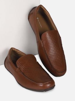 Van Heusen - Men Brown Slip-On Loafers