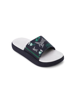 Puma - SoftrideSlide SUPERPUMAV2 Kids Teal Blue Sliders