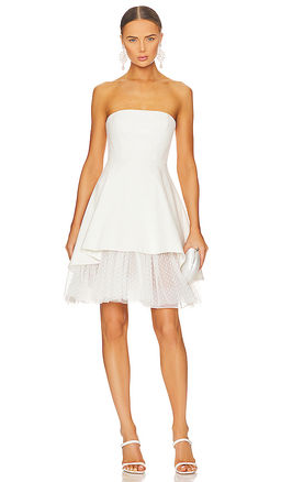BCBGMAXAZRIA - Short Strapless Evening Dress