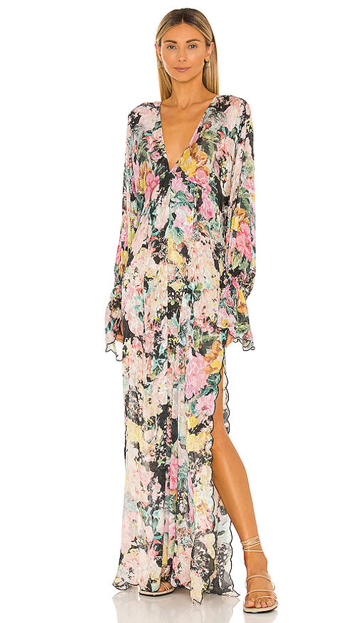knee length dresses for ladies Sama Long Dress – Retrofete main image 0