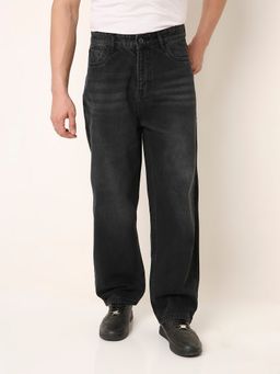 BLNK - Washed Grey Baggy Fit Denim Jeans