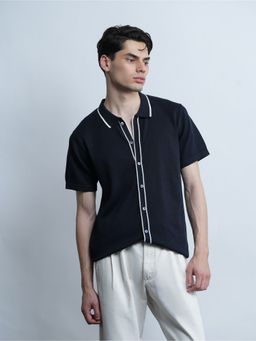 Cove and Lane - Accented Navy Blue Shirt