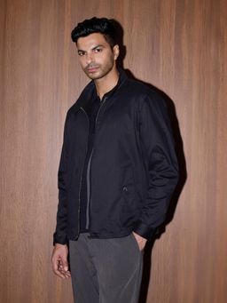 Cove and Lane - Black Cotton Lycra Walter Jacket