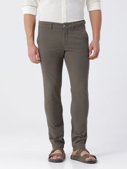 Crocodile - Olive Soft Touch Textured Pant