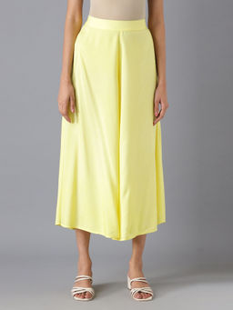 Aurelia - Lime Yellow Solid Culottes