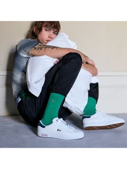 Lacoste - Mens Powerscourt Leather Sneakers White