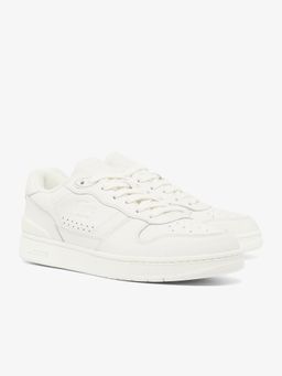 Lacoste - Mens T Clip Set Leather Sneakers White