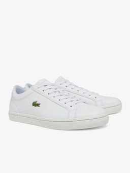 Lacoste - Mens Straight Set Leather Sneakers White