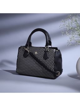 Biba - Black PU Printed Handbag