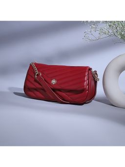Biba - Maroon PU Sling Bag