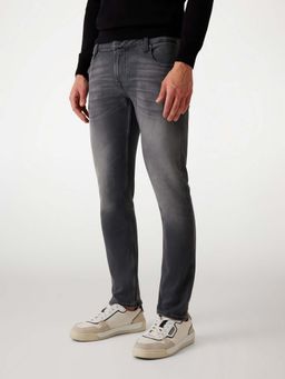 Guess - Carry Grey Solid Mid Rise Skinny Jeans