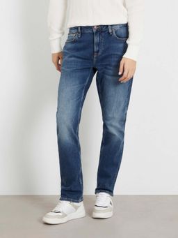 Guess - Carry Mid Solid Mid Rise Denim Jeans