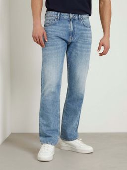 Guess - Escape Blue Solid Mid Rise Jeans