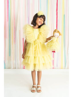 A Little Fable - Yellow Regalia Dress