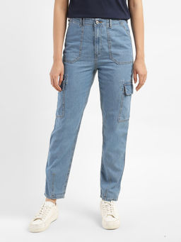 Levi's - Women Mid Rise Blue Jeans