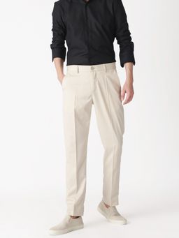 Rare Rabbit - Stretch Cotton Navy Beige Cavalry Trouser