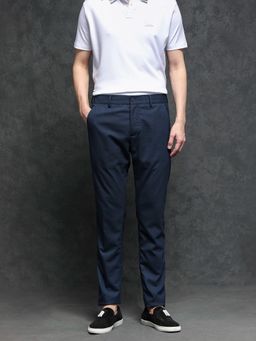 Rare Rabbit - Premium Check Stretch Trousers