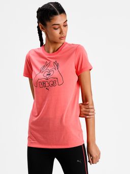Puma - Performance Slogan Short Sleeve Womens Training T-Shirt