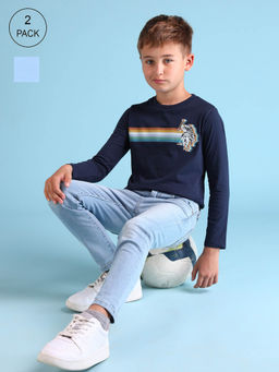 U.S. POLO ASSN. - Boys Red Solid T-Shirt (12 Months)