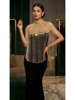 HANDME - Elevated Gold Embroidered Cape