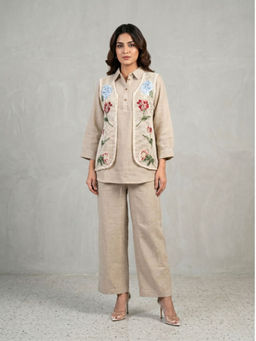 Autumnlane - Sushi Tuscan Embroidered Jacket Co-Ord Set