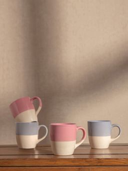Twig & Twine - Serene Pack of 4 Pastle Color Mugs