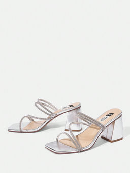 IRUSSH - Women Zephyr Heels Silver