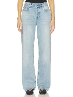 AG Jeans - Billie Women's High-Waist Straight-Leg Jeans Blue